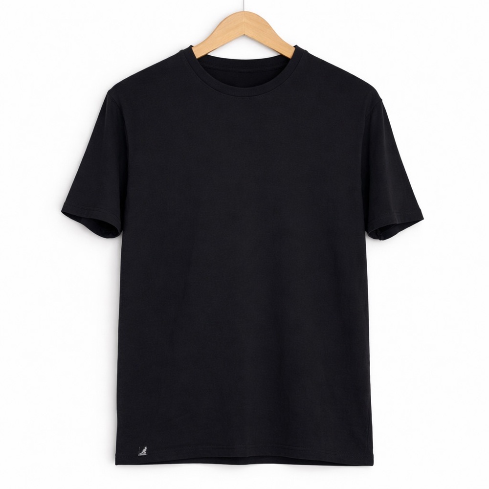 Kangol - Classic Men's Black Crewneck T-Shirt - XL